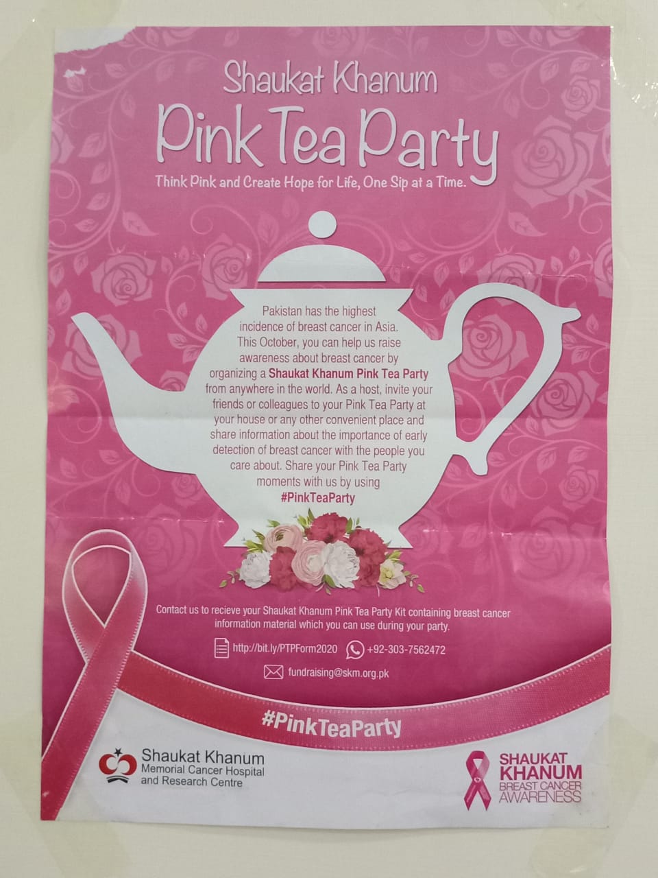 Pink Tea Party Organized by Dr. Aqsa Siddiq at Quaid-e-Azam College of Commerce
